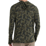 Free Fly Apparel 01. MENS APPAREL - MENS LS SHIRTS - MENS LS HOODY Men's Bamboo Lightweight Hoodie MARSHLAND CAMO