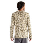 Free Fly Apparel 01. MENS APPAREL - MENS LS SHIRTS - MENS LS HOODY Men's Bamboo Lightweight Hoody BARRIER ISLAND CAMO