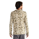 Free Fly Apparel 01. MENS APPAREL - MENS LS SHIRTS - MENS LS HOODY Men's Bamboo Lightweight Hoodie BARRIER ISLAND CAMO