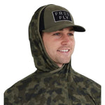 Free Fly Apparel 01. MENS APPAREL - MENS LS SHIRTS - MENS LS HOODY Men's Bamboo Lightweight Hoody MARSHLAND CAMO