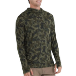 Free Fly Apparel 01. MENS APPAREL - MENS LS SHIRTS - MENS LS HOODY Men's Bamboo Lightweight Hoody MARSHLAND CAMO