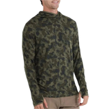 Free Fly Apparel 01. MENS APPAREL - MENS LS SHIRTS - MENS LS HOODY Men's Bamboo Lightweight Hoodie MARSHLAND CAMO