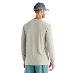 Free Fly Apparel 01. MENS APPAREL - MENS LS SHIRTS - MENS LS ACTIVE Men's Bamboo Lightweight Long Sleeve SANDSTONE