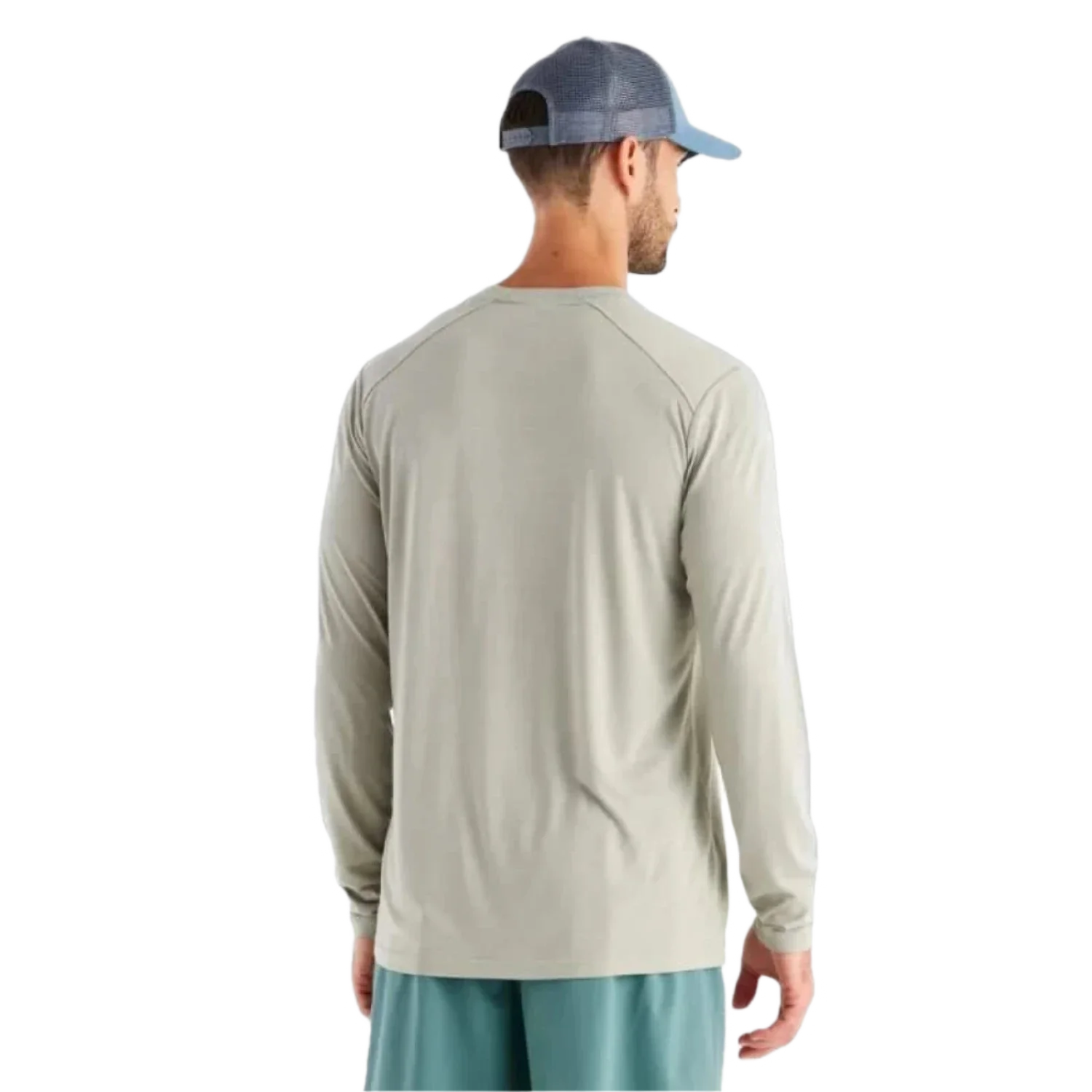 Free Fly Apparel 01. MENS APPAREL - MENS LS SHIRTS - MENS LS ACTIVE Men's Bamboo Lightweight Long Sleeve SANDSTONE