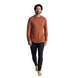 Free Fly Apparel 01. MENS APPAREL - MENS LS SHIRTS - MENS LS ACTIVE Men's Bamboo Lightweight Long Sleeve ADOBE