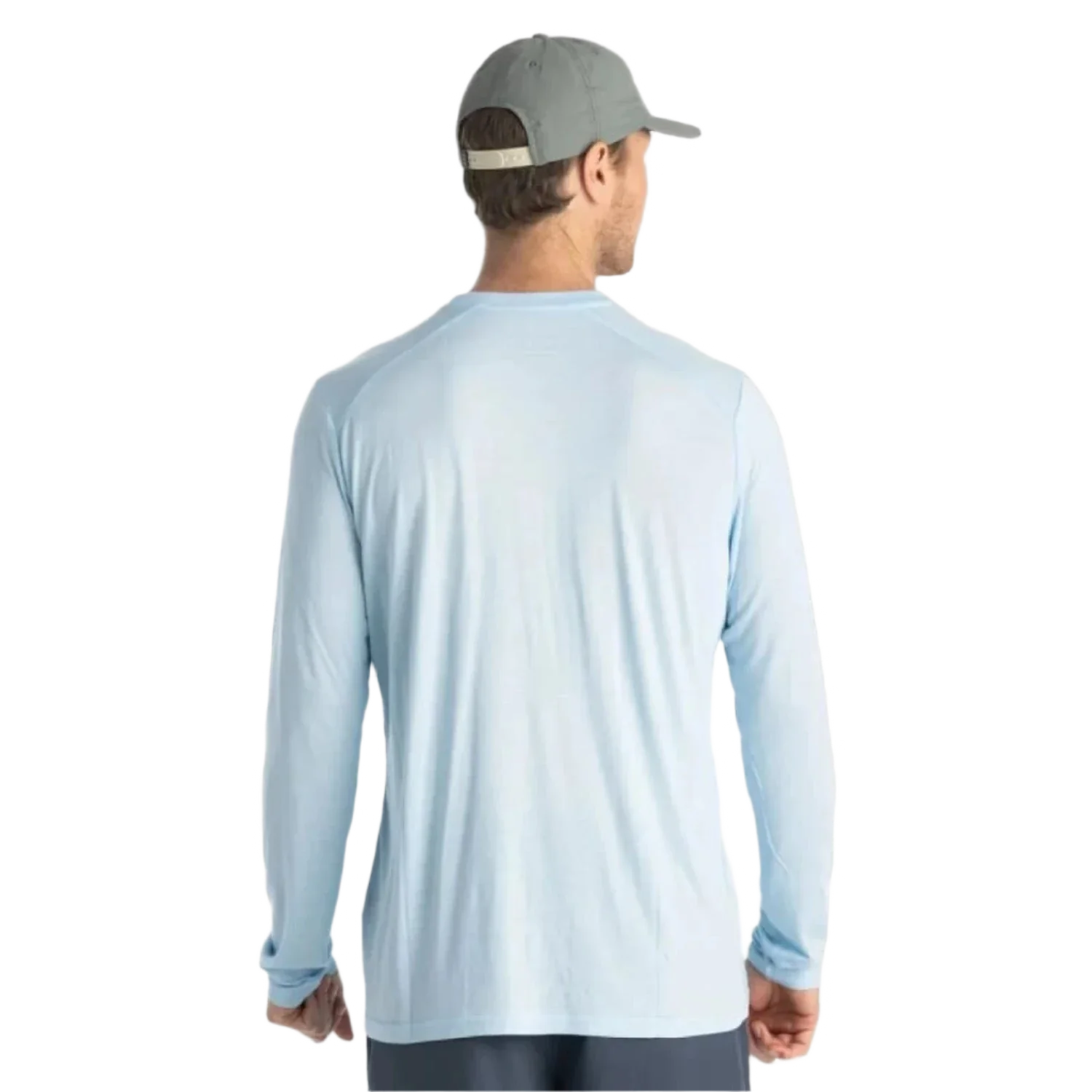 Free Fly Apparel 01. MENS APPAREL - MENS LS SHIRTS - MENS LS ACTIVE Men's Bamboo Lightweight Long Sleeve BLUE BIRD