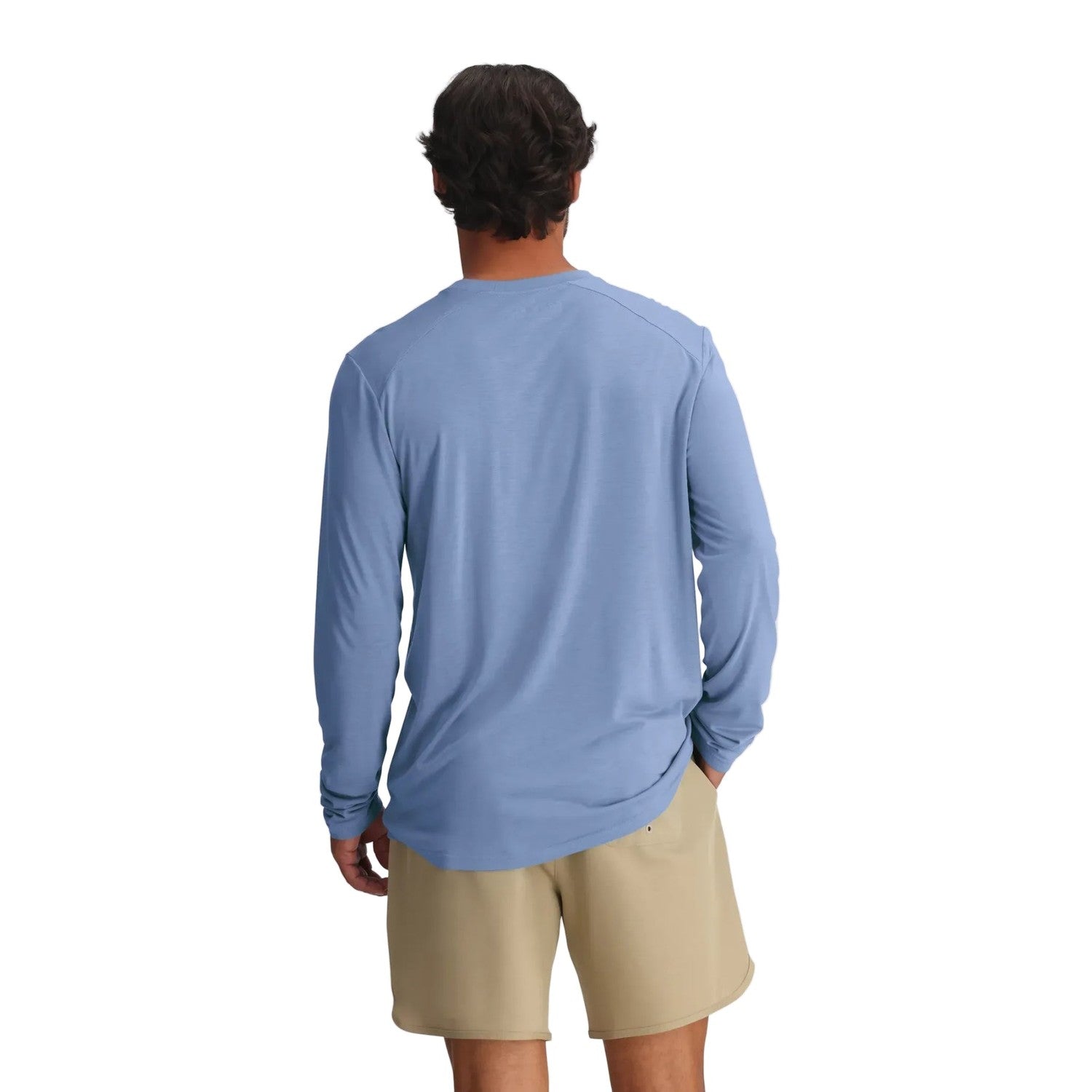 Free Fly Apparel 01. MENS APPAREL - MENS LS SHIRTS - MENS LS ACTIVE Men's Bamboo Lightweight Long Sleeve LAST LIGHT
