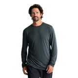 Free Fly Apparel 01. MENS APPAREL - MENS LS SHIRTS - MENS LS ACTIVE Men's Bamboo Lightweight Long Sleeve MIDNIGHT