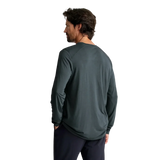 Free Fly Apparel 01. MENS APPAREL - MENS LS SHIRTS - MENS LS ACTIVE Men's Bamboo Lightweight Long Sleeve MIDNIGHT