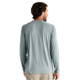 Free Fly Apparel 01. MENS APPAREL - MENS LS SHIRTS - MENS LS ACTIVE Men's Bamboo Lightweight Long Sleeve SLATE