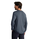 Free Fly Apparel 01. MENS APPAREL - MENS LS SHIRTS - MENS LS ACTIVE Men's Bamboo Lightweight Long Sleeve STORM CLOUD