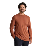 Free Fly Apparel 01. MENS APPAREL - MENS LS SHIRTS - MENS LS ACTIVE Men's Bamboo Lightweight Long Sleeve ADOBE