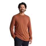 Free Fly Apparel 01. MENS APPAREL - MENS LS SHIRTS - MENS LS ACTIVE Men's Bamboo Lightweight Long Sleeve ADOBE