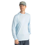 Free Fly Apparel 01. MENS APPAREL - MENS LS SHIRTS - MENS LS ACTIVE Men's Bamboo Lightweight Long Sleeve BLUE BIRD