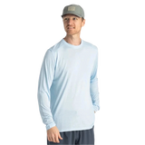 Free Fly Apparel 01. MENS APPAREL - MENS LS SHIRTS - MENS LS ACTIVE Men's Bamboo Lightweight Long Sleeve BLUE BIRD