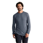 Free Fly Apparel 01. MENS APPAREL - MENS LS SHIRTS - MENS LS ACTIVE Men's Bamboo Lightweight Long Sleeve STORM CLOUD