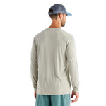 Free Fly Apparel 01. MENS APPAREL - MENS LS SHIRTS - MENS LS ACTIVE Men's Bamboo Lightweight Long Sleeve SANDSTONE