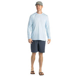 Free Fly Apparel 01. MENS APPAREL - MENS LS SHIRTS - MENS LS ACTIVE Men's Bamboo Lightweight Long Sleeve BLUE BIRD