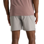 Free Fly Apparel 01. MENS APPAREL - MENS SHORTS - MENS SHORTS ACTIVE Men's Bamboo-Lined Active Breeze Short - 5.5 in CEMENT