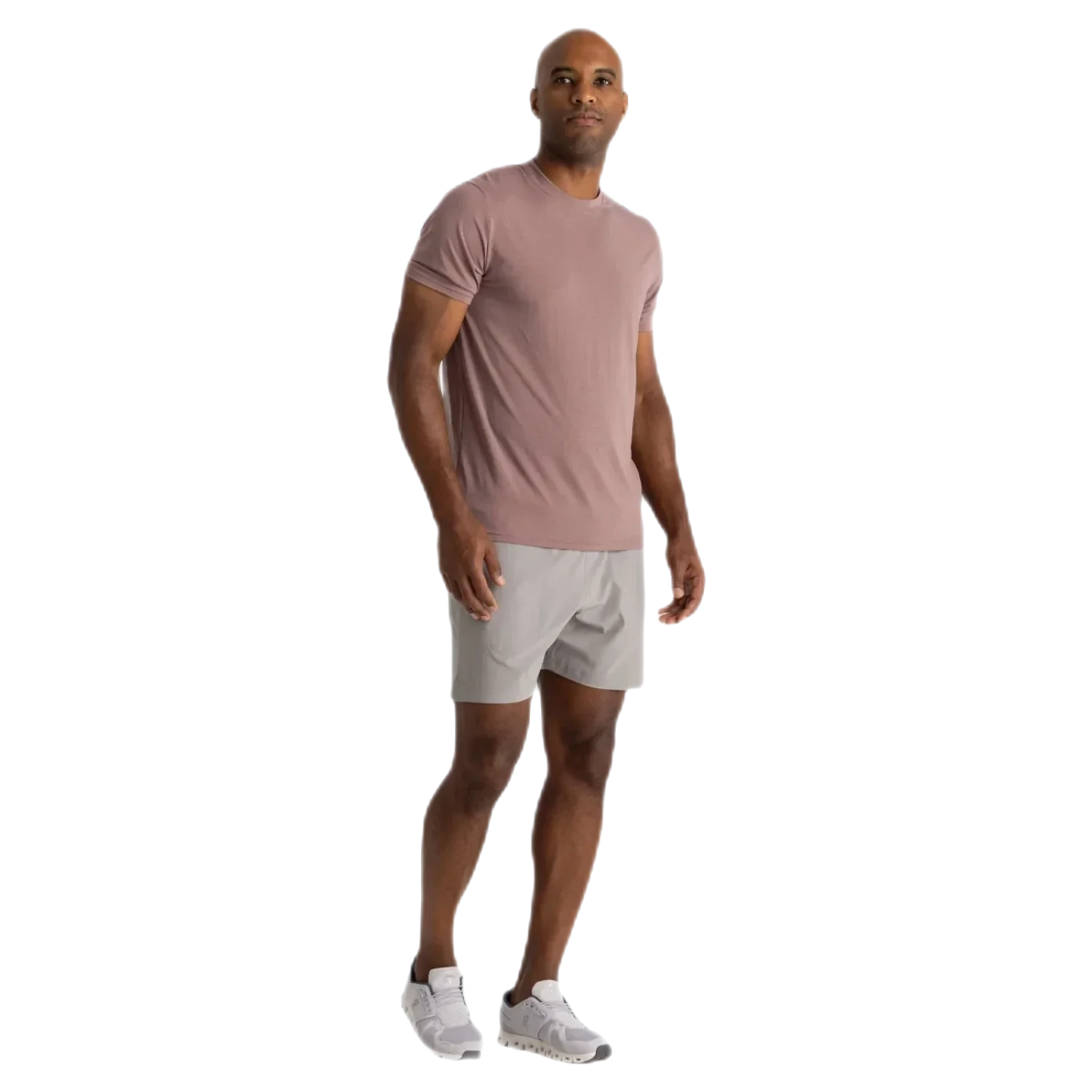 Free Fly Apparel 01. MENS APPAREL - MENS SHORTS - MENS SHORTS ACTIVE Men's Bamboo-Lined Active Breeze Short - 5.5 in CEMENT