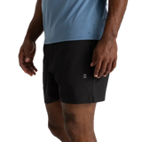 Free Fly Apparel 01. MENS APPAREL - MENS SHORTS - MENS SHORTS ACTIVE Men's Bamboo-Lined Active Breeze Short - 5.5 in BLACK