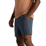 Free Fly Apparel 01. MENS APPAREL - MENS SHORTS - MENS SHORTS ACTIVE Men's Bamboo-Lined Active Breeze Short - 5.5 in BLUE DUSK II