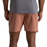 Free Fly Apparel 01. MENS APPAREL - MENS SHORTS - MENS SHORTS ACTIVE Men's Bamboo-Lined Active Breeze Short - 7 in BALTIC AMBER