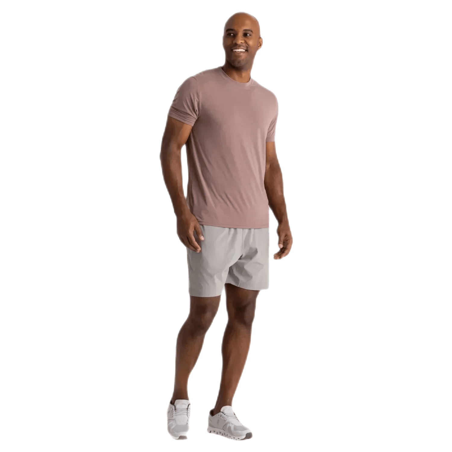 Free Fly Apparel 01. MENS APPAREL - MENS SHORTS - MENS SHORTS ACTIVE Men's Bamboo-Lined Active Breeze Short - 7 in CEMENT