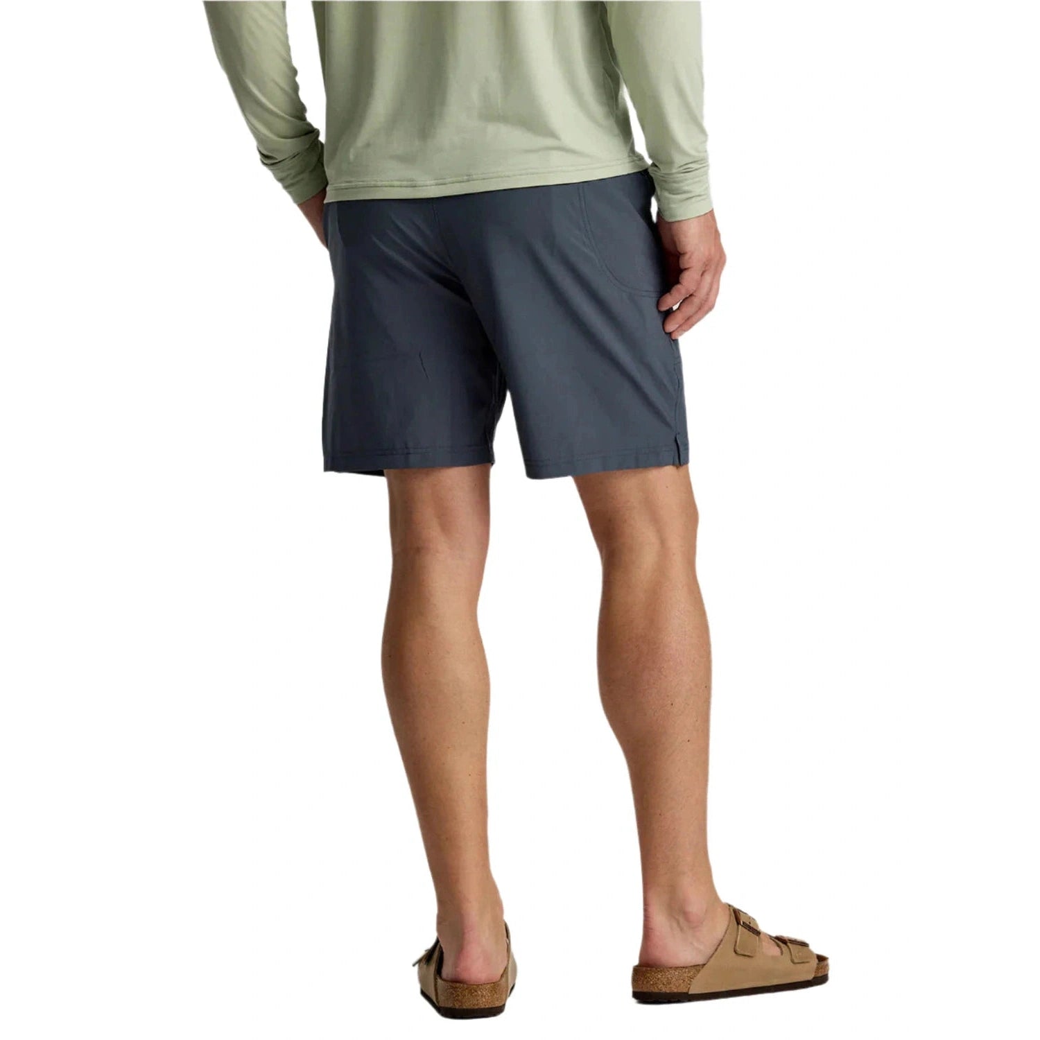 Free Fly Apparel 01. MENS APPAREL - MENS SHORTS - MENS SHORTS ACTIVE Men's Bamboo-Lined Active Breeze Short - 7 in STORM CLOUD