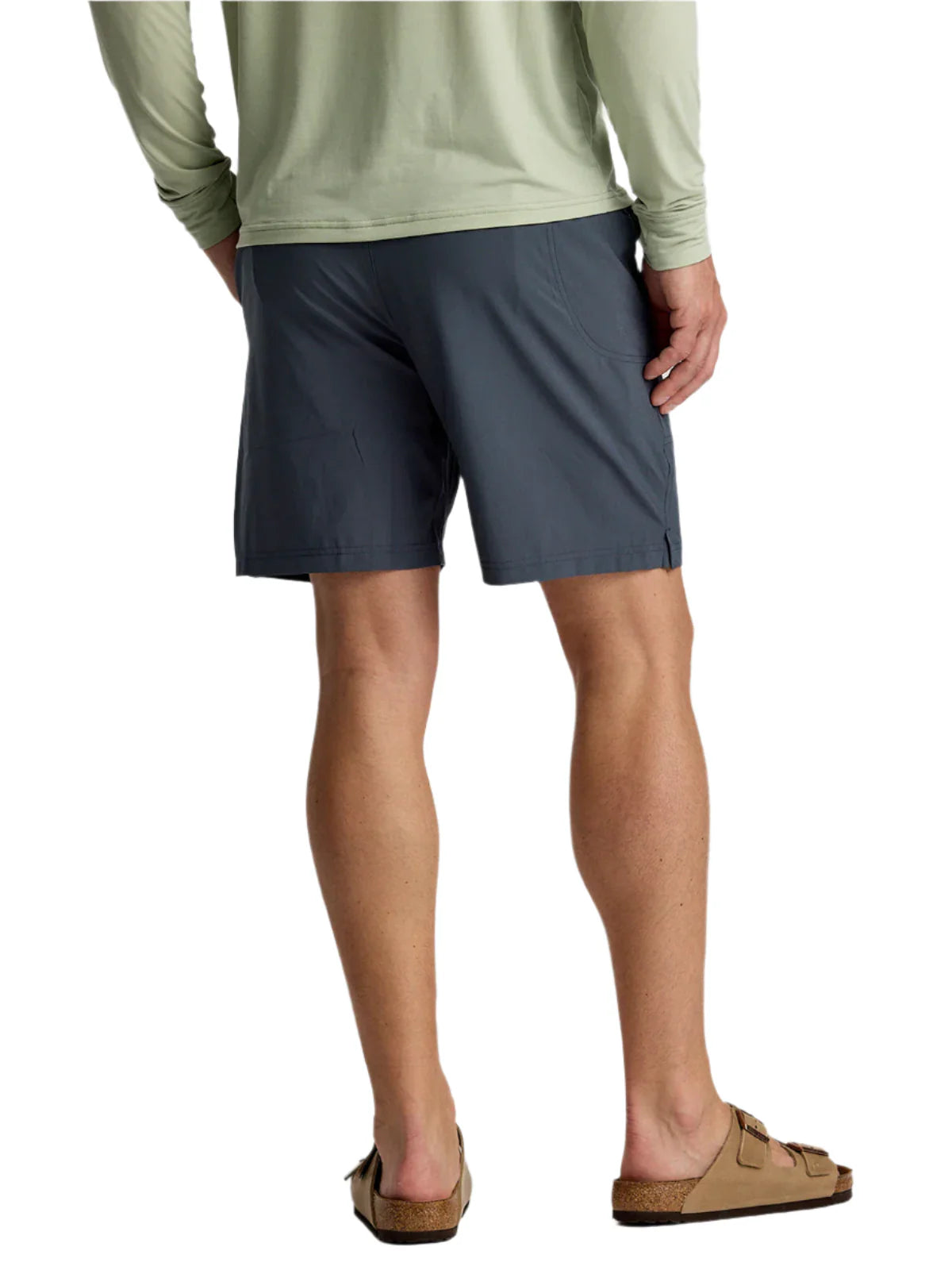 Free Fly Apparel 01. MENS APPAREL - MENS SHORTS - MENS SHORTS ACTIVE Men's Bamboo-Lined Active Breeze Short - 7 in STORM CLOUD