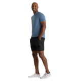 Free Fly Apparel 01. MENS APPAREL - MENS SHORTS - MENS SHORTS ACTIVE Men's Bamboo-Lined Active Breeze Short - 7 in BLACK