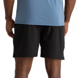 Free Fly Apparel 01. MENS APPAREL - MENS SHORTS - MENS SHORTS ACTIVE Men's Bamboo-Lined Active Breeze Short - 7 in BLACK