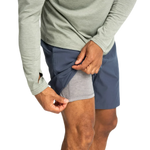 Free Fly Apparel 01. MENS APPAREL - MENS SHORTS - MENS SHORTS ACTIVE Men's Bamboo-Lined Active Breeze Short - 7 in BLUE DUSK II