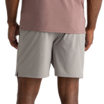 Free Fly Apparel 01. MENS APPAREL - MENS SHORTS - MENS SHORTS ACTIVE Men's Bamboo-Lined Active Breeze Short - 7 in BLUE DUSK II