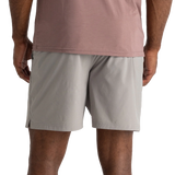 Free Fly Apparel 01. MENS APPAREL - MENS SHORTS - MENS SHORTS ACTIVE Men's Bamboo-Lined Active Breeze Short - 7 in CEMENT