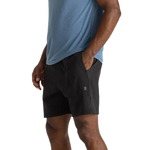 Free Fly Apparel 01. MENS APPAREL - MENS SHORTS - MENS SHORTS ACTIVE Men's Bamboo-Lined Active Breeze Short - 7 in BLACK