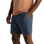 Free Fly Apparel 01. MENS APPAREL - MENS SHORTS - MENS SHORTS ACTIVE Men's Bamboo-Lined Active Breeze Short - 7 in BLUE DUSK II