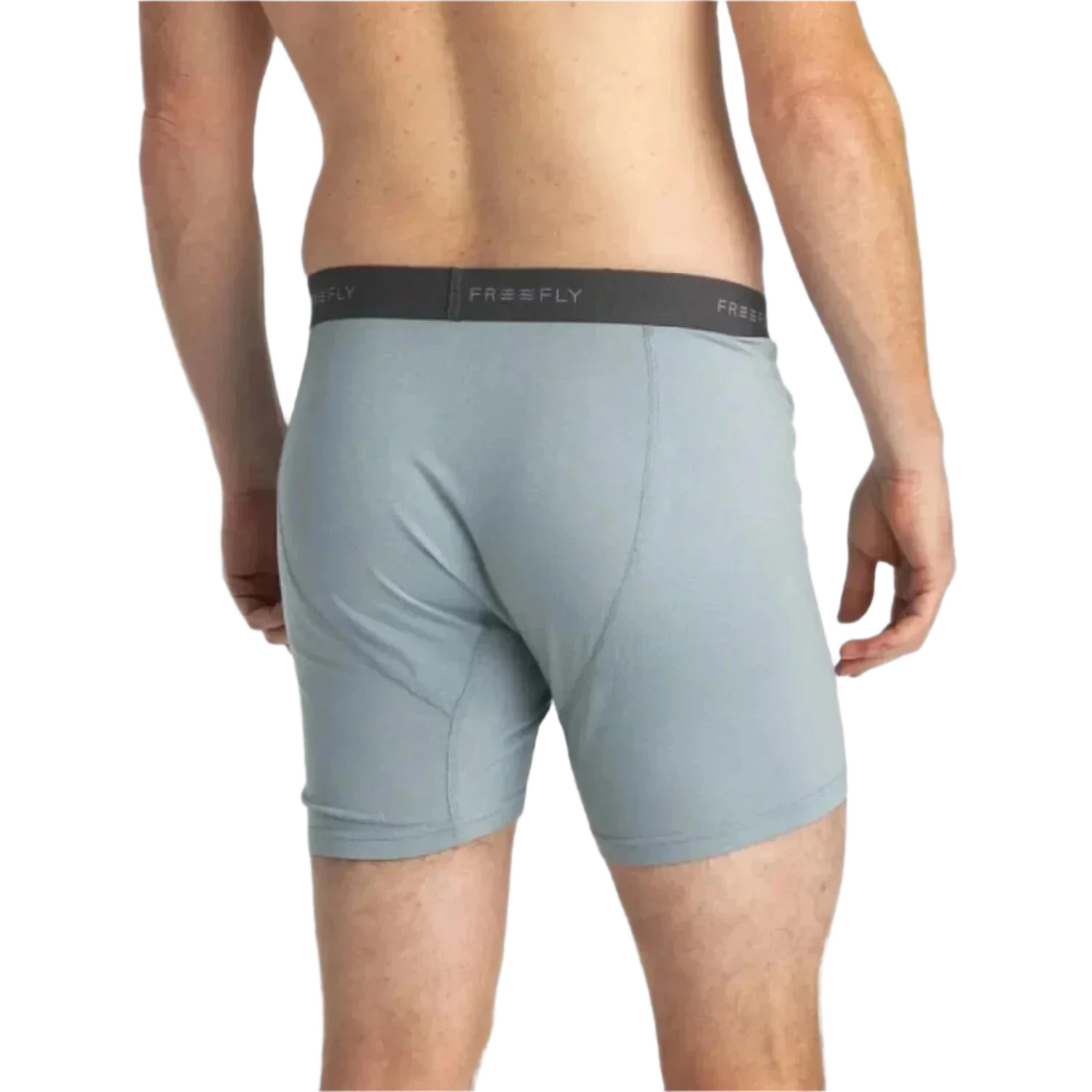 Free Fly Apparel 01. MENS APPAREL - MENS UNDERWEAR - MENS UNDERWEAR Men's Bamboo Motion Boxer Brief OCEAN MIST