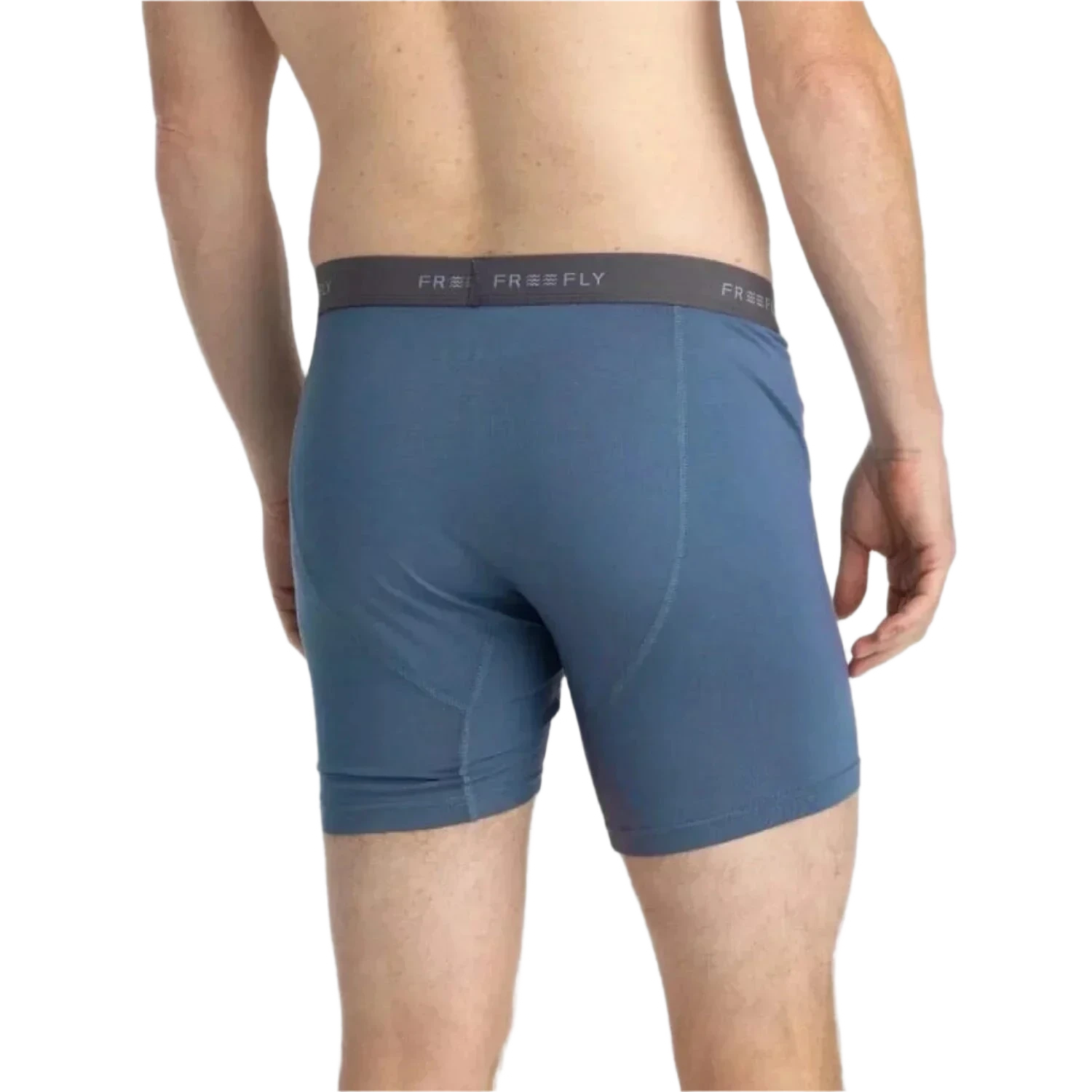 Free Fly Apparel 01. MENS APPAREL - MENS UNDERWEAR - MENS UNDERWEAR Men's Bamboo Motion Boxer Brief SLATE BLUE