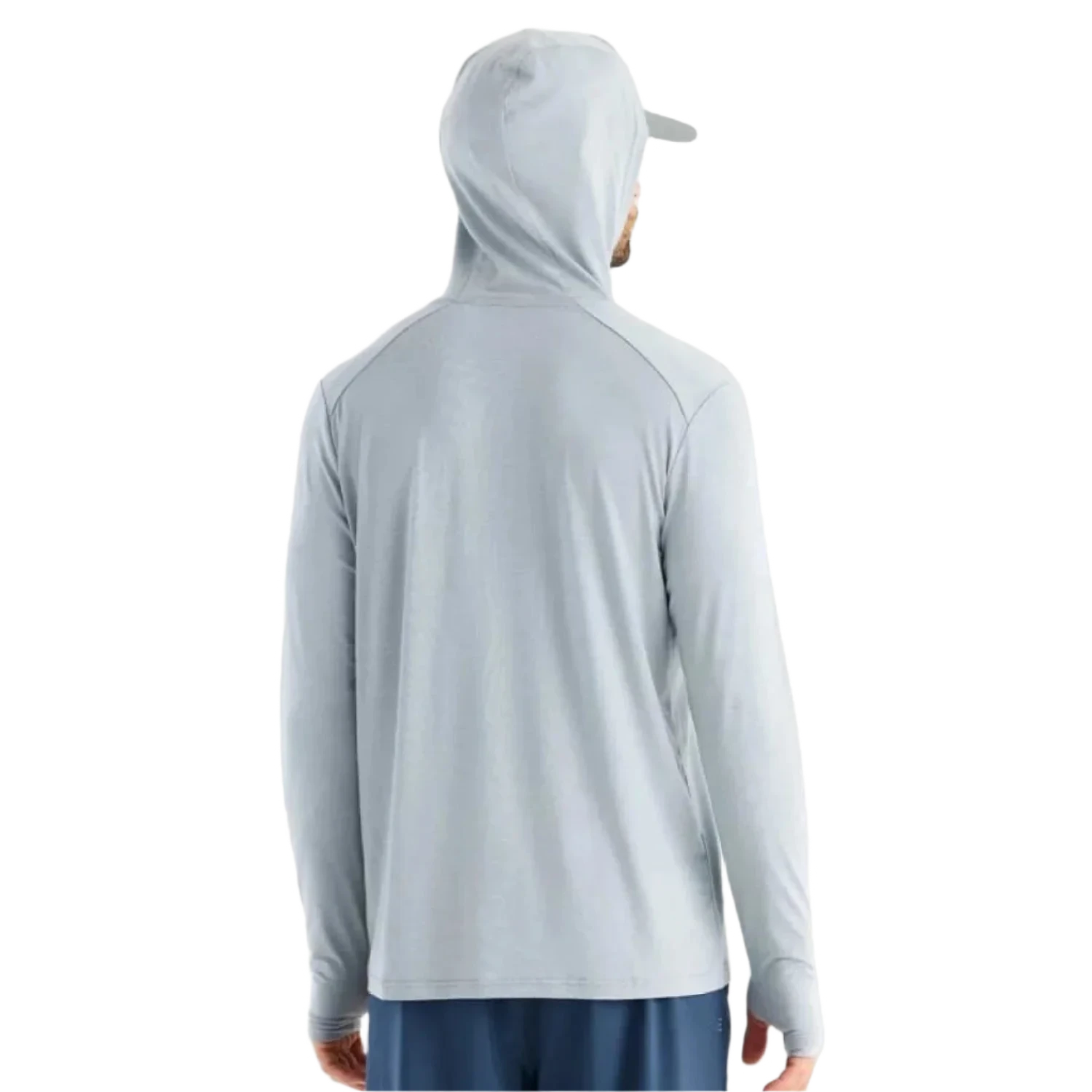 Free Fly Apparel 01. MENS APPAREL - MENS LS SHIRTS - MENS LS HOODY Men's Bamboo Shade Hoody HEATHER ASPEN GREY