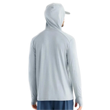 Free Fly Apparel 01. MENS APPAREL - MENS LS SHIRTS - MENS LS HOODY Men's Bamboo Shade Hoody HEATHER ASPEN GREY