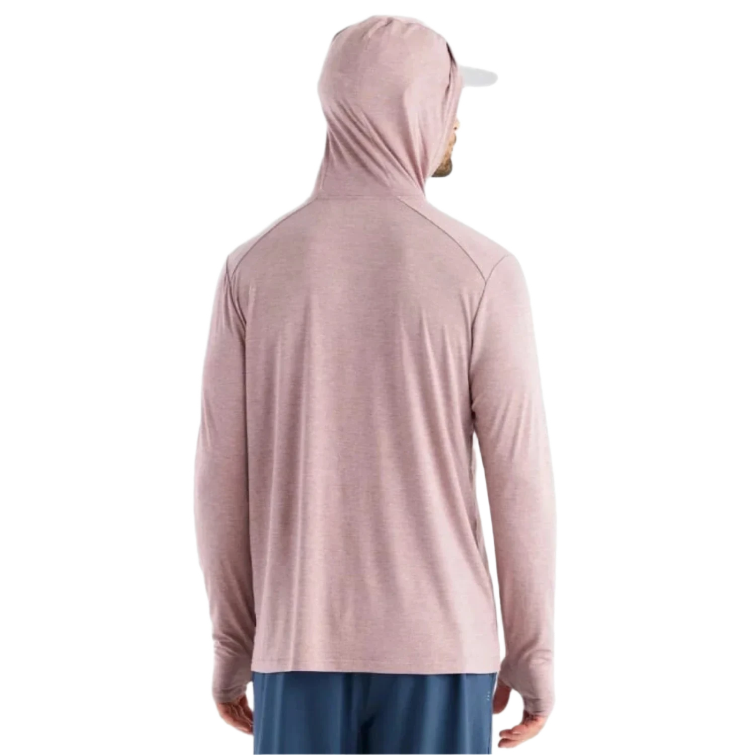 Free Fly Apparel 01. MENS APPAREL - MENS LS SHIRTS - MENS LS HOODY Men's Bamboo Shade Hoody HEATHER ADOBE RED