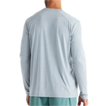 Free Fly Apparel 01. MENS APPAREL - MENS LS SHIRTS - MENS LS ACTIVE Men's Bamboo Shade Long Sleeve HEATHER ASPEN GREY