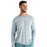 Free Fly Apparel 01. MENS APPAREL - MENS LS SHIRTS - MENS LS ACTIVE Men's Bamboo Shade Long Sleeve HEATHER ASPEN GREY