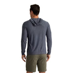 Free Fly Apparel 01. MENS APPAREL - MENS LS SHIRTS - MENS LS HOODY Men's Bamboo Slub Hoodie II STORM CLOUD