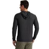 Free Fly Apparel 01. MENS APPAREL - MENS LS SHIRTS - MENS LS HOODY Men's Bamboo Slub Hoodie II BLACK SAND