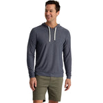 Free Fly Apparel 01. MENS APPAREL - MENS LS SHIRTS - MENS LS HOODY Men's Bamboo Slub Hoodie II STORM CLOUD