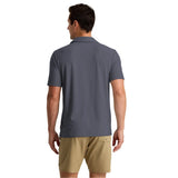 Free Fly Apparel 01. MENS APPAREL - MENS SS SHIRTS - MENS SS POLO Men's Bamboo Slub Polo II STORM CLOUD