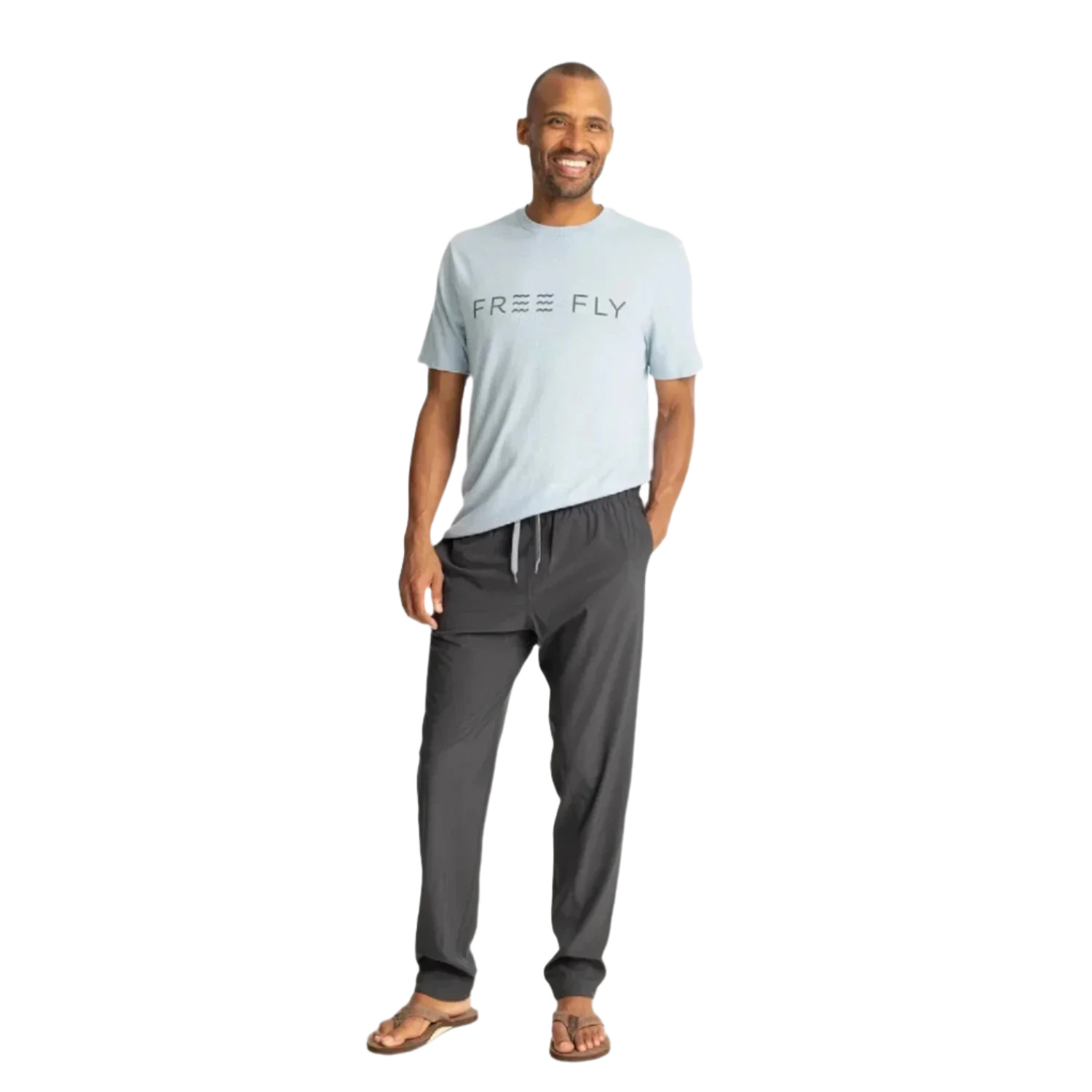 Free Fly Apparel 01. MENS APPAREL - MENS PANTS - MENS PANTS ACTIVE Men's Breeze Pant BLACK SAND