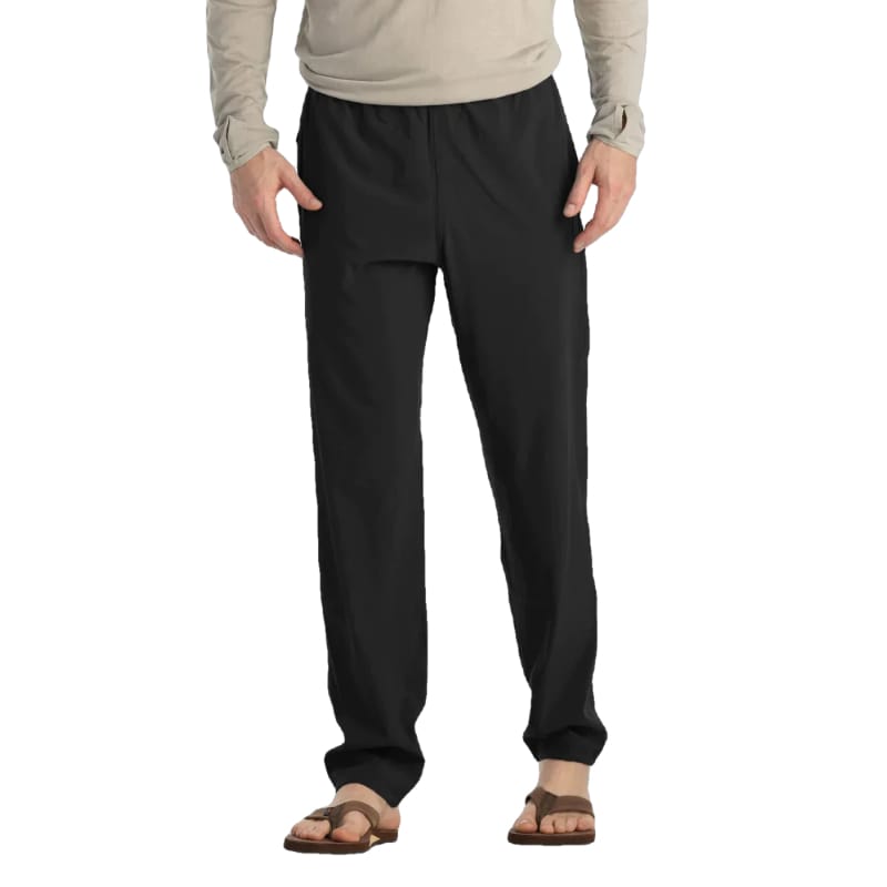 Free Fly Apparel 01. MENS APPAREL - MENS PANTS - MENS PANTS ACTIVE Men's Breeze Pant BLACK